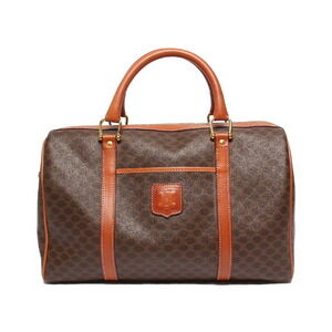 Celine Boston Macadam Shoulder Bag Tan